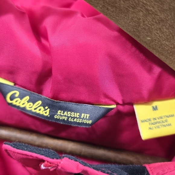 Cabelas Jacket Women Medium Pink Insulated Synthetic Coat Ski Winter Snow Reg - Picture 3 of 12